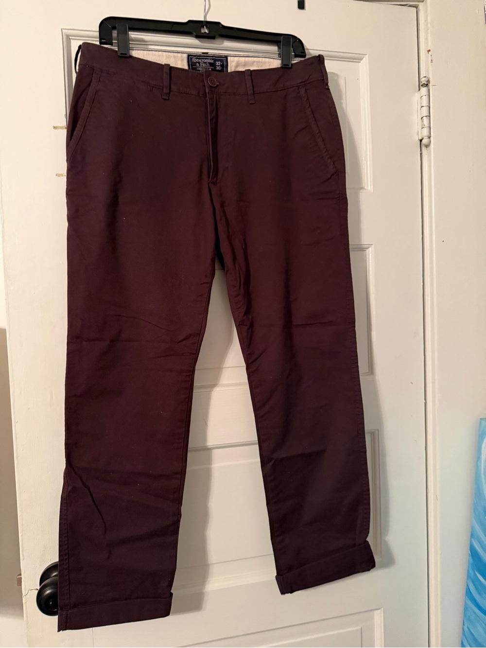 Abercrombie & Fitch Men's Pink, Plum & Orange Chino Pants COMBO PACK - Picture 5 of 11